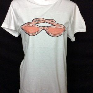 Pink Sunglasses Graphic Tee T Shirt